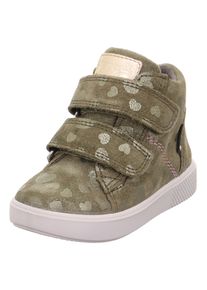 Superfit Kinder Lauflernschuh "SUPIES WMS: mittel", Gr. 22, bunt, Leder, Textil, casual, Schuhe, Barfußschuh mit zwei Klettverschlüssen,