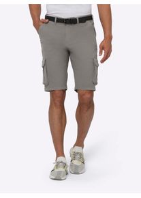 CLASSIC Herren Bermudas, grau, Gr. 48, unifarben, 98% Baumwolle, 2% Elasthan, Hosen