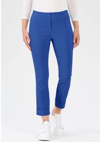 Stehmann Damen 3/4-Hose "Igor", blau, casual, Gr. 40, Web, Obermaterial: 72% Viskose, 25% Polyamid, 3% Elasthan, Hosen, in Größen 32 bis 52, aus
