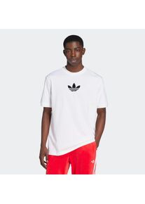 Herren T-Shirt "Oversize tee", schwarz-weiß, sportlich, Gr. XL, adidas originals, Obermaterial: 100% Baumwolle, Shirts