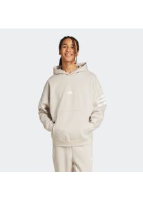 Herren Kapuzensweatshirt "M FI 3S HD", grau, sportlich, Gr. L, adidas Sportswear, Obermaterial: 67% Polyester, 33% Baumwolle, Sweatshirts