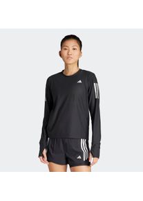 Damen Laufshirt "OTR B LS", schwarz, sportlich, Gr. XL, adidas Performance, clean, Obermaterial: 86% Polyester, 14% Elasthan, Shirts