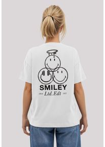 F4NT4STIC Damen T-Shirt "Smiley Originals Ltd. Edition since 1972", weiß, casual, Gr. M, Obermaterial: 100% Baumwolle, Shirts, Premium Qualität