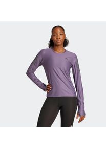 Damen Laufshirt "OTR B LS"preloved violet, sportlich, Gr. XS, adidas Performance, Obermaterial: 86% Polyester, 14% Elasthan, Shirts