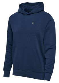 Hummel Herren Kapuzensweatshirt "HMLPULSE SWEAT HOODIE", blau, sportlich, Gr. L, Obermaterial: 60% Baumwolle, 40% Polyester, Sweatshirts