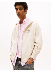 Tommy Jeans Herren Kapuzensweatshirt "TJM CRP NEW CLASSICS ZIP THR", beige, casual, Gr. L, unifarben, Sweatware, Obermaterial: 100% Baumwolle,