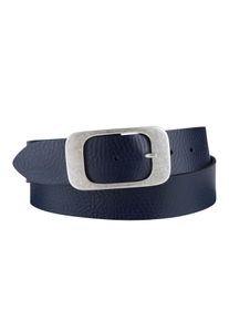 Bernd Götz BERND GÖTZ Damen Ledergürtel, blau, casual,modisch, Gr. 95, unifarben, Leder, Gürtel, mit großflächiger Designschließe
