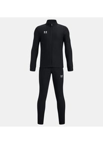Under Armour Kinder Trainingsanzug "Trainingsanzug für Kinder", schwarz, sportlich, Gr. XS, unifarben, Single Jersey, Obermaterial: 100% Polyester,