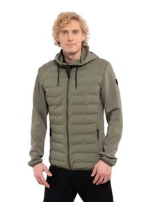 Icepeak Herren Strickjacke "H SOFTSHELLJACKE ARZBERG", grün, sportlich, Gr. S, Obermaterial: 80% Polyester, 14% Viskose, 6% Elasthan. Futter: 100%