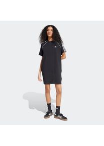 Damen Shirtkleid "SST TEE DRESS", schwarz-weiß, sportlich, Gr. S, adidas originals, Obermaterial: 93% Baumwolle, 7% Elasthan, Kleider
