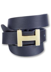 Silbergift Damen Koppelgürtel, blau, casual,elegant,feminin,klassisch,festlich,modisch, Gr. 105, unifarben, Rindsleder, Gürtel, mit grafischer