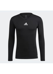 Herren Langarmshirt "TEAM BASE TEE", schwarz, sportlich, Gr. L, adidas Performance, clean, Obermaterial: 100% Polyester, Shirts