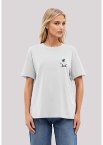 F4NT4STIC Damen T-Shirt "Smiley Originals Basketball Sports", weiß, casual, Gr. XS, Obermaterial: 100% Baumwolle, Shirts, Premium Qualität