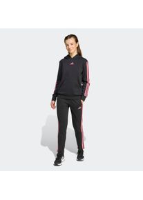 Kinder Sporthose "JG 3S FT PT 280", schwarz, sportlich, Gr. 128, adidas Sportswear, Obermaterial: 55% Baumwolle, 36% Polyester, 9% Viskose, Hosen
