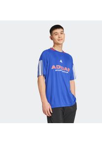 Herren T-Shirt "M TIRO JERSEY", blau, sportlich, Gr. XXL, adidas Sportswear, Obermaterial: 100% Polyester, Shirts