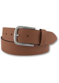 Bernd Götz BERND GÖTZ Damen Ledergürtel, braun, casual,modisch, Gr. 150, unifarben, Leder, Gürtel, mit silberfarbener Schließe