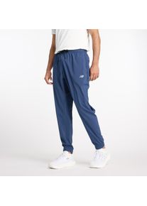 New Balance Herren Trainingshose "Sport Essentials Woven Jogger", blau, sportlich, Gr. S, Obermaterial: 100% Polyester, Hosen