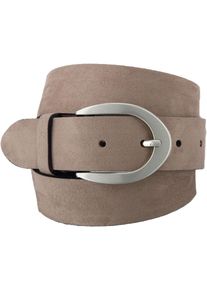Bernd Götz BERND GÖTZ Damen Ledergürtel, braun, Gr. 105, unifarben, Obermaterial: 100% Rindsleder, Gürtel, mit silberfarbener Schließe