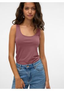 Véro Moda VERO MODA Damen Tanktop "VMMAXI MY SOFT LONG TANK TOP NOOS", bunt, modisch, Gr. L, unifarben, Jersey, Obermaterial: 95% Baumwolle, 5% Elasthan, Tops,