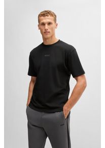 BOSS Green Herren T-Shirt "Tee", schwarz, casual, Gr. S, unifarben, Single Jersey, Obermaterial: 100% Baumwolle, Shirts, mit Rundhalsausschnitt