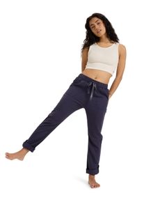 Roxy Damen Cargohose "On The Seashore", blau, Gr. XS, 55% Leinen, 45% Viskose, Hosen