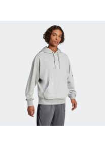 Herren Kapuzensweatshirt "M HD FT", grau, sportlich, Gr. L, adidas Sportswear, Obermaterial: 55% Baumwolle, 36% Polyester, 9% Viskose, Sweatshirts
