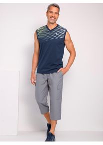 CLASSIC Herren 7/8-Hose, grau, Gr. 50, unifarben, 100% Polyester, Hosen