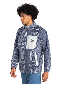 Quiksilver Herren Sweatshirt "Clean Coast"vintage blau pacific herritage, Gr. M, 100% Polyester, Sweatshirts