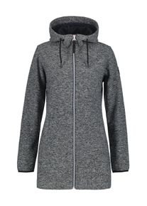 Icepeak Damen Strickjacke "D STRICKFLEECEJACKE ALZEY", blau, sportlich, Gr. L, Obermaterial: 100% Polyester, Strickjacken, Wasserabweisend &