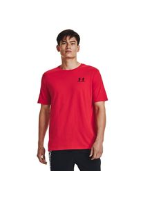 Under Armour Herren T-Shirt "UA M SPORTSTYLE LC SS", rot, sportlich, Gr. L, Obermaterial: 60% Baumwolle, 40% Polyester, Shirts