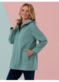 Classic Basics Damen Regenjacke, grün, Gr. 42, unifarben, 100% Polyester, Jacken