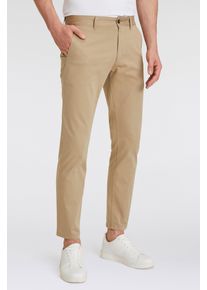 BOSS Orange Herren Chinohose "slim", braun, casual, Gr. 34, unifarben, Web, Obermaterial: 97% Baumwolle, 3% Elasthan, Hosen, mit Gesäßtaschen