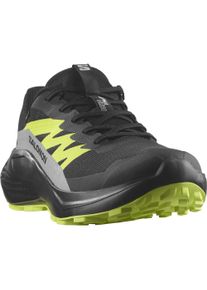 Salomon Trailrunningschuh "ALPHAGLIDE GORE-TEX", Gr. 42,5schwarz, alloy, sharp grün, Synthetik, Textil, sportlich, Schuhe, wasserdicht