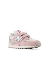 New Balance Sneaker "574", Gr. 31, rosa, Leder, Synthetik, sportlich, Schuhe, mit Klettverschluss