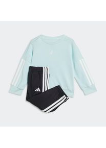 Kinder Trainingsanzug "I 3S FT JOG 240", grün, sportlich, Gr. 68, adidas Sportswear, Obermaterial: 70% Baumwolle, 30% Polyester, Sportanzüge