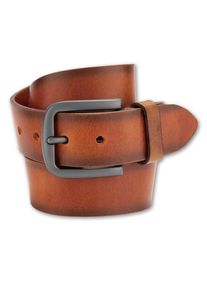Bernd Götz BERND GÖTZ Damen Ledergürtel, braun, casual,modisch,klassisch, Gr. 105, unifarben, Leder, Gürtel, mit dunkler Schließe