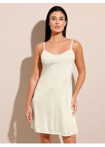Damen Unterkleid "Unterkleid", Gr. 38, beige, 70% Viskose, 30% Polyester, unifarben, Kleider