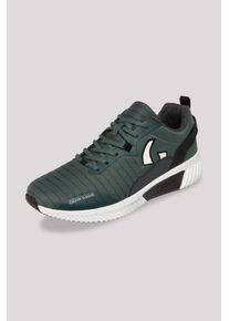 CAMP DAVID Herren Sneaker, Gr. 45, grün, Textil, Synthetik, Leder, Strukturmuster, casual, Schuhe, mit Wechselfußbett