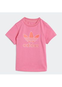 Kinder T-Shirt "TREFOIL TEE", pink, sportlich, Gr. 80, adidas originals, Obermaterial: 100% Baumwolle, Shirts
