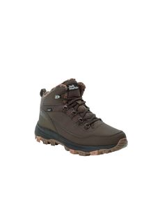 Jack Wolfskin Damen Outdoorwinterstiefel "EVERQUEST TEXAPORE MID M", Gr. 43, braun, Leder, Textil, sportlich, Schuhe, Winterboots, Snowboots,