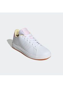 Kinder Sneaker "ADVANTAGE BASE 2.0 KIDS", adidas Sportswear, Gr. 38cloud weiß, bliss lila, clear pink, Synthetik, Textil, sportlich, Schuhe, Design