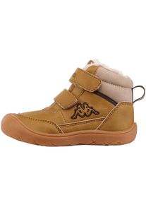 Kappa Damen Winterboots, Gr. 26, gelb, Synthetik, sportlich, Schuhe, Snowboots, Winterstiefel, Winterschuhe, mit Klettverschlüssen