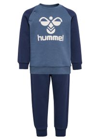 Hummel Kinder Jogginganzug "HUMMING CREWSUIT", blau, sportlich, Gr. 56, Obermaterial: 70% Baumwolle, 30% Polyester, Sportanzüge, für Kinder
