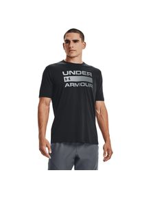 Under Armour Herren T-Shirt "UA TEAM ISSUE WORDMARK SS", schwarz, sportlich, Gr. XS, Obermaterial: 60% Baumwolle, 40% Polyester, Shirts