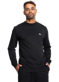 Quiksilver Herren Sweatshirt "BASIC CREW YOUNG MEN", schwarz, sportlich, Gr. S, unifarben, Sweatware, Obermaterial: 60% Baumwolle, 40% Polyester,