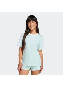 Kinder T-Shirt "JG 3S BF TEE", grün, sportlich, Gr. 164, adidas Sportswear, Obermaterial: 100% Baumwolle, Shirts