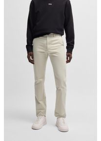 BOSS Orange Herren Chinohose "slim", beige, casual, Gr. 40, unifarben, Web, Obermaterial: 97% Baumwolle, 3% Elasthan, Hosen, mit Gesäßtaschen