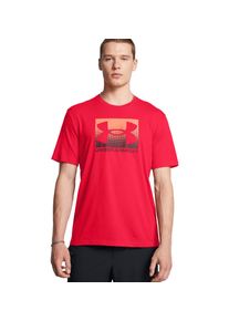 Under Armour Herren T-Shirt "UA M BOXED SPORTS UPDATED SS", rot, sportlich, Gr. M, unifarben, Single Jersey, Obermaterial: 60% Baumwolle, 40%