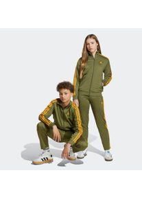Kinder Sporthose "FIREBIRD PANTS", grün, sportlich, Gr. 146, adidas originals, Obermaterial: 100% Polyester, Hosen