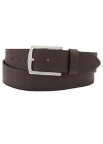 Bernd Götz BERND GÖTZ Damen Ledergürtel, braun, casual,modisch, Gr. 100, unifarben, Leder, Gürtel, mit silberfarbener Schließe